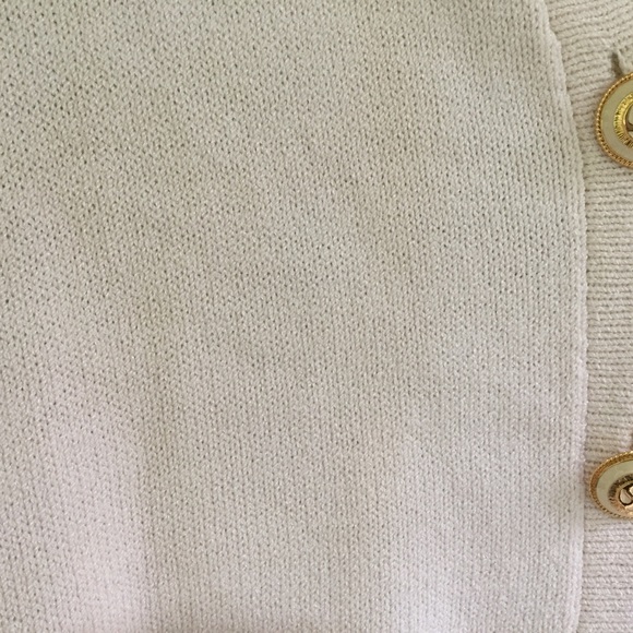 Vintage St John Basics Marie Gray Cream Sweater - Picture 2 of 8